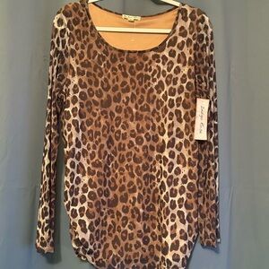 Leopard Print Women's Top
